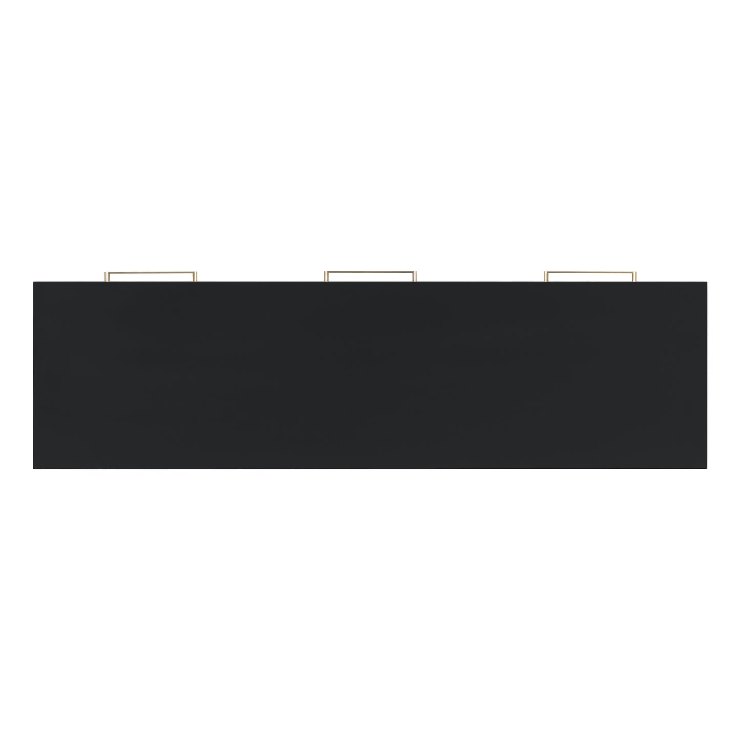 Black Artsy Console Table with Drawers - 57" Long