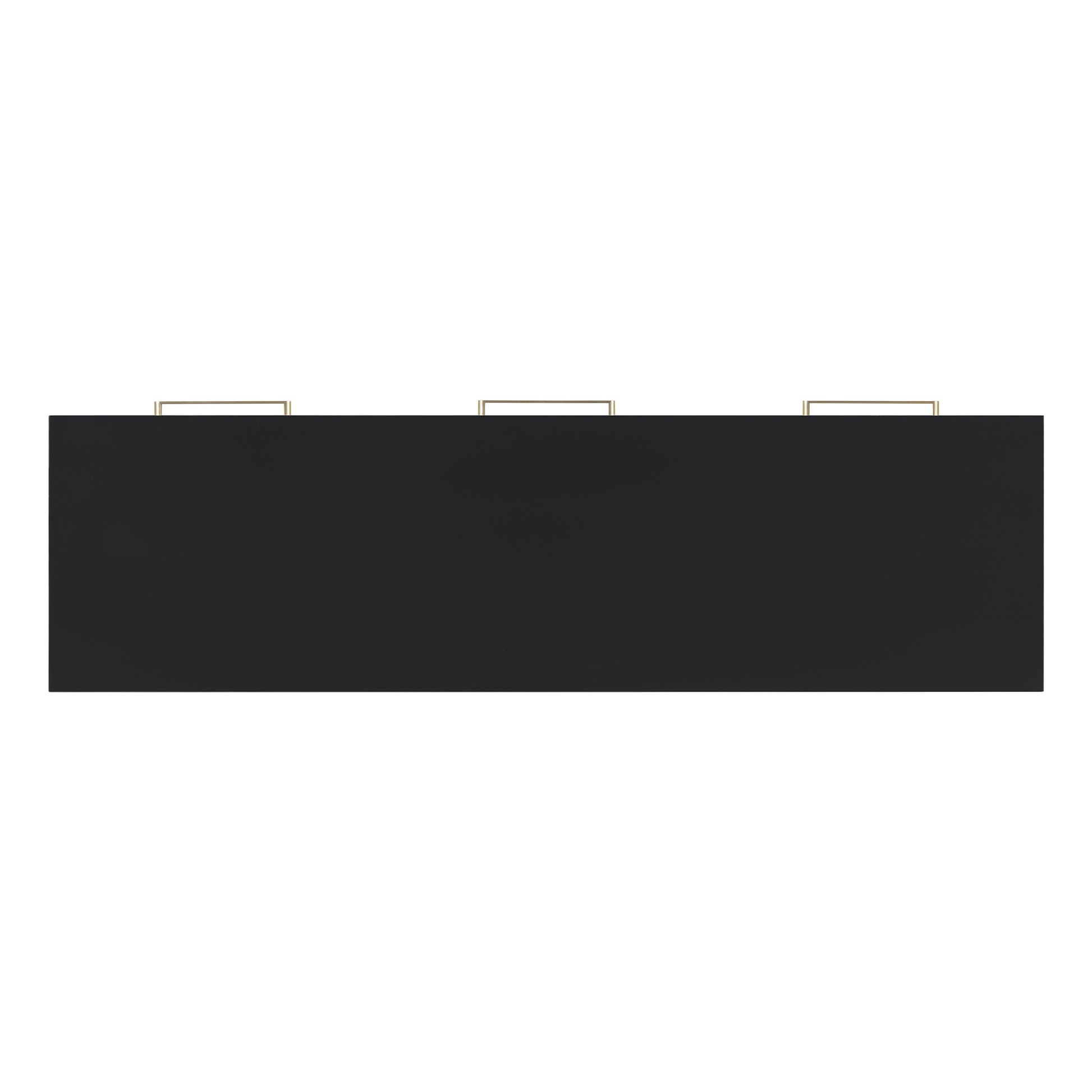 Black Artsy Console Table with Drawers - 57" Long