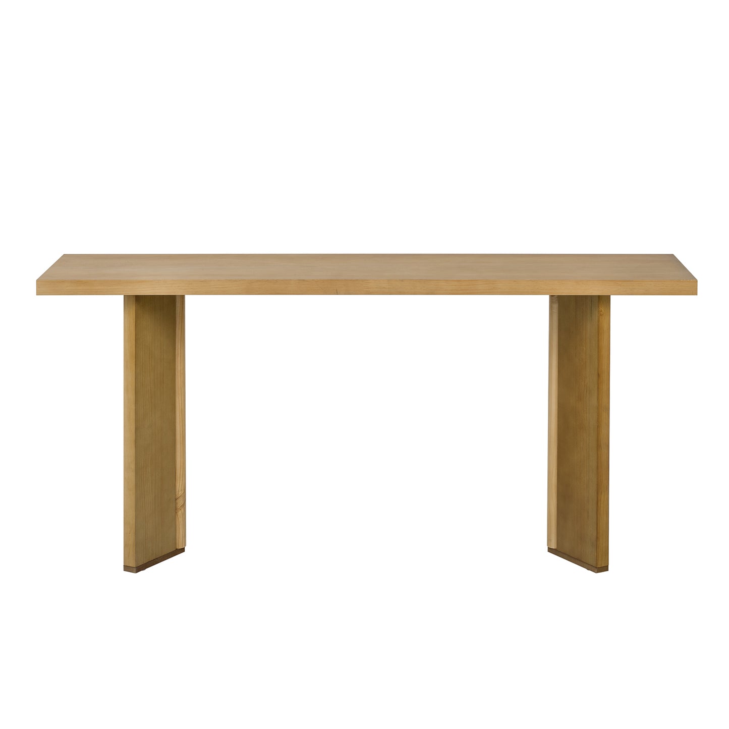 Natural Pine Console Table - Small Living Room Desk