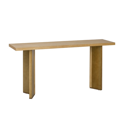 Natural Pine Console Table - Small Living Room Desk