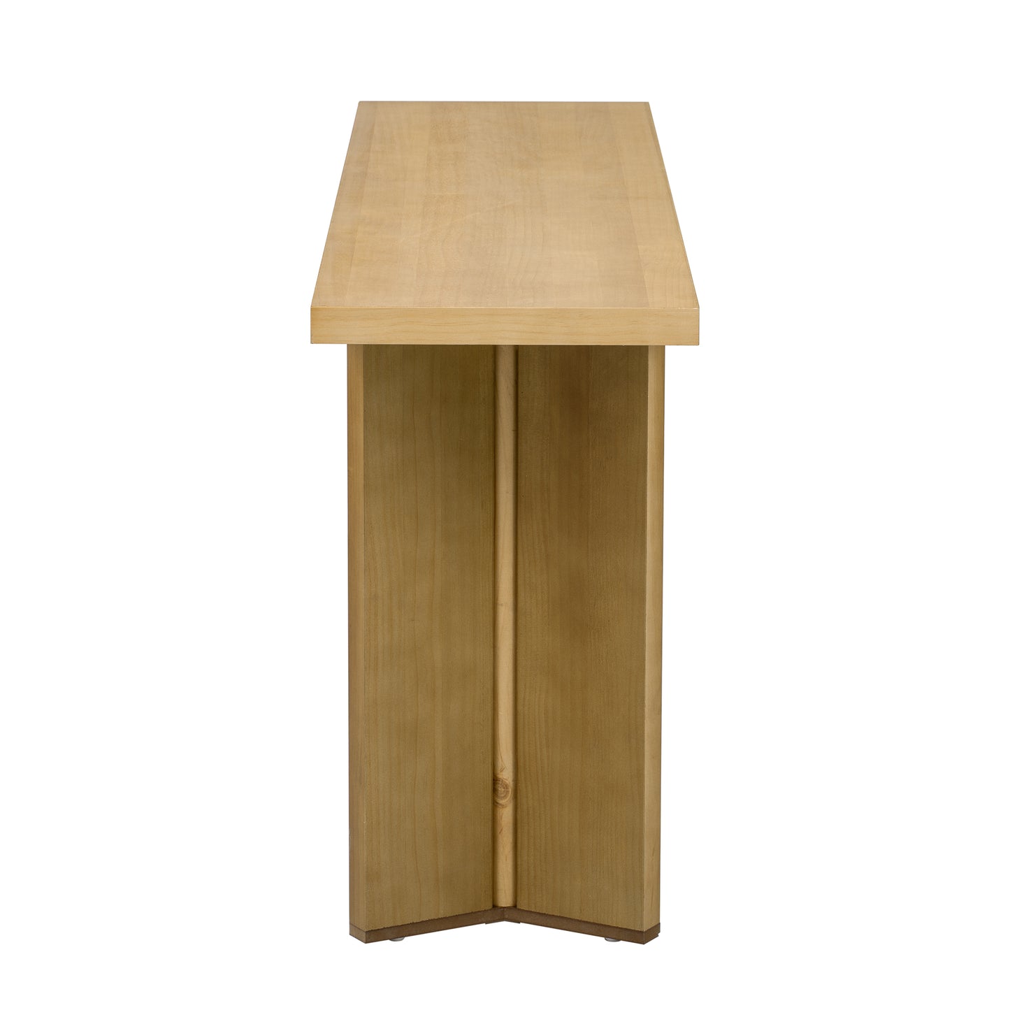 Natural Pine Console Table - Small Living Room Desk