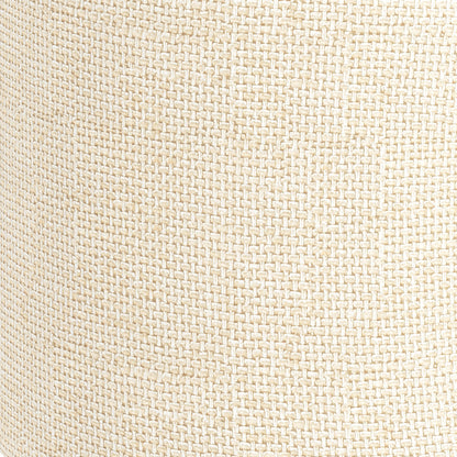 Beige Chenille Storage Bench - 44" Oval Ottoman