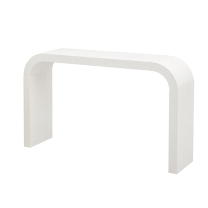 Cream White Console Table - 52" Modern Design for Living Room