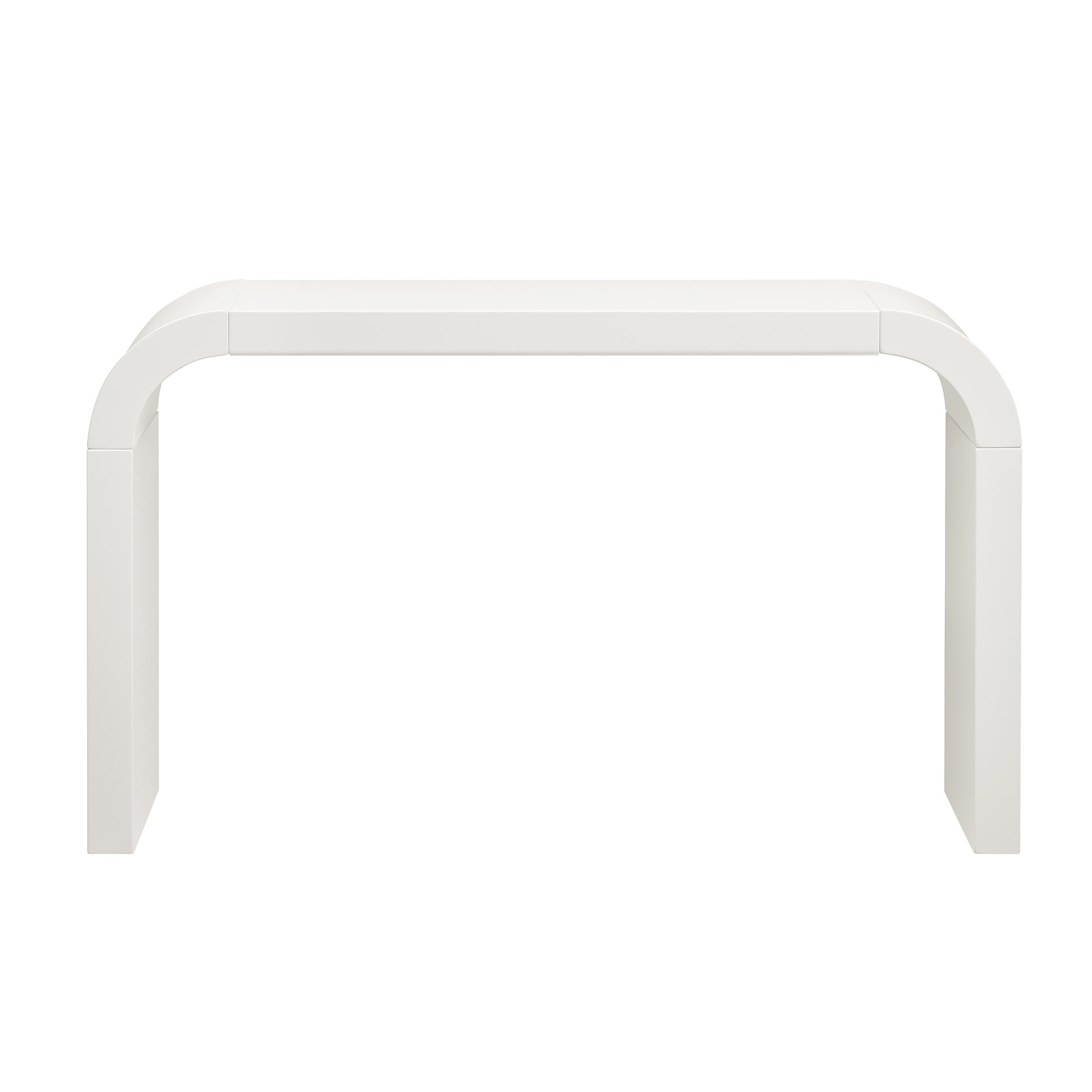 Cream White Console Table - 52" Modern Design for Living Room