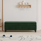 Indoor Forest Green Storage Ottoman Bench - 51.25''L Upholstered Entryway Bench with Hidden Storage, 300lbs Weight Capacity for Living Room, Bedroom & Hallway