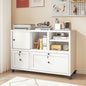 28"H White Metal Filing Cabinet with Lock – 2-Drawer File Cabinet for Home Office, Rolling Lateral Storage with Anti-Tip Kit, Full-Extension Quiet Slides, Holds A4/Legal/Letter Files, Easy Assembly