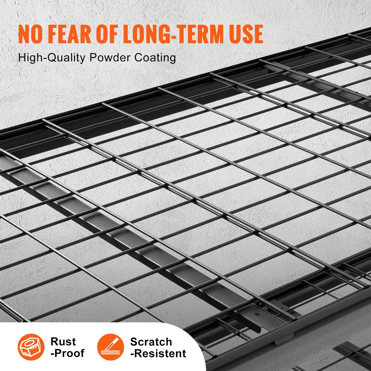 Heavy Duty 5-Tier Carbon Steel Shelving Unit - 2000 lb Capacity