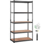 Storage Shelving Unit, 5-Tier Adjustable, 2000 lbs Capacity, Heavy Duty Garage Shelves Metal Organizer Utility Rack, Black, 36" L x 18" W x 72" H for Kitchen Pantry Basement Bathroom Laundry