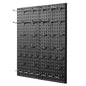 Metal Pegboard Panels 2 Pcs 24" x 12" Wall Organizer for Garage Tool Storage