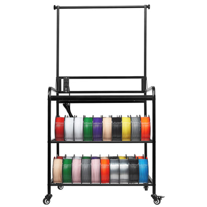3D Printer Storage Rack - Carbon Steel 3 Tier Stand for Living Room