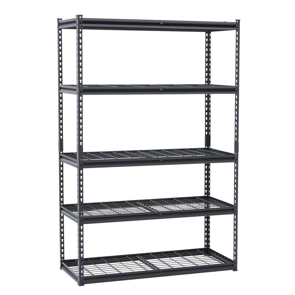 Heavy Duty 5 Tier Garage Shelving Units Stainless Steel