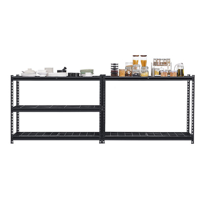 Heavy Duty 5 Tier Garage Shelving Units Stainless Steel