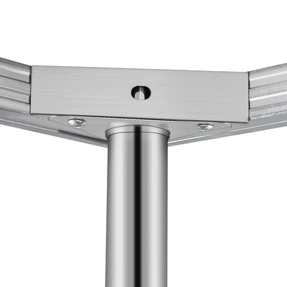 24 Inch Stainless Steel Kitchen Work Table - Steel Gray