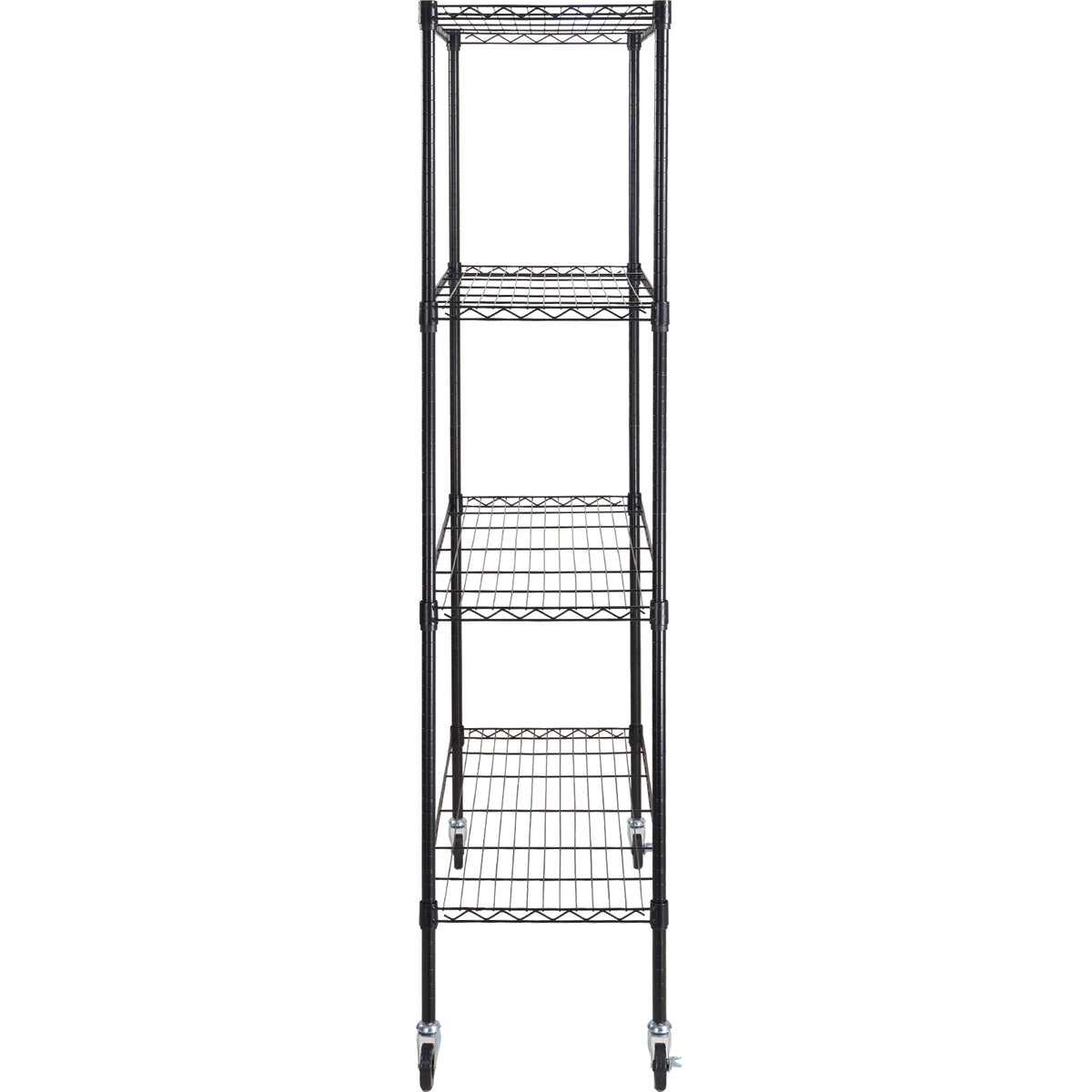 700 lb Heavy Duty Metal Shelving Unit - Silver Carbon Steel for Living Room