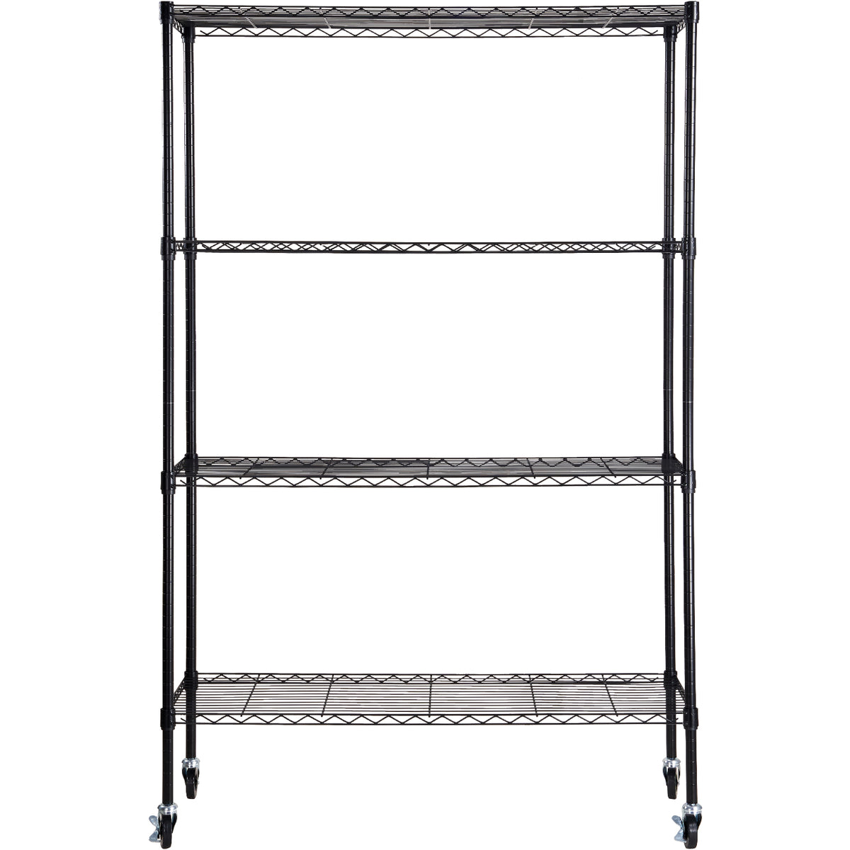 700 lb Heavy Duty Metal Shelving Unit - Silver Carbon Steel for Living Room