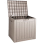 Outdoor Storage Box Resin Deck Box 31 Gallon Patio Waterproof Organizer