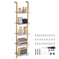 Industrial Square Pipe Shelf 5 Tier 15.6x11.8in Wall-Mount Gold White