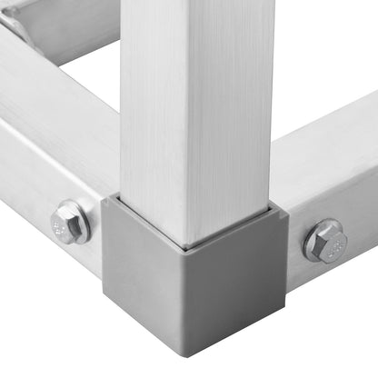 Heavy-Duty Aluminum Storage Rack - 1000 lb Capacity for Living Room