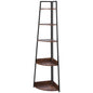 5 Tier Corner Shelf Tall Corner Bookshelf Plant Rack Wall Shelves Tower