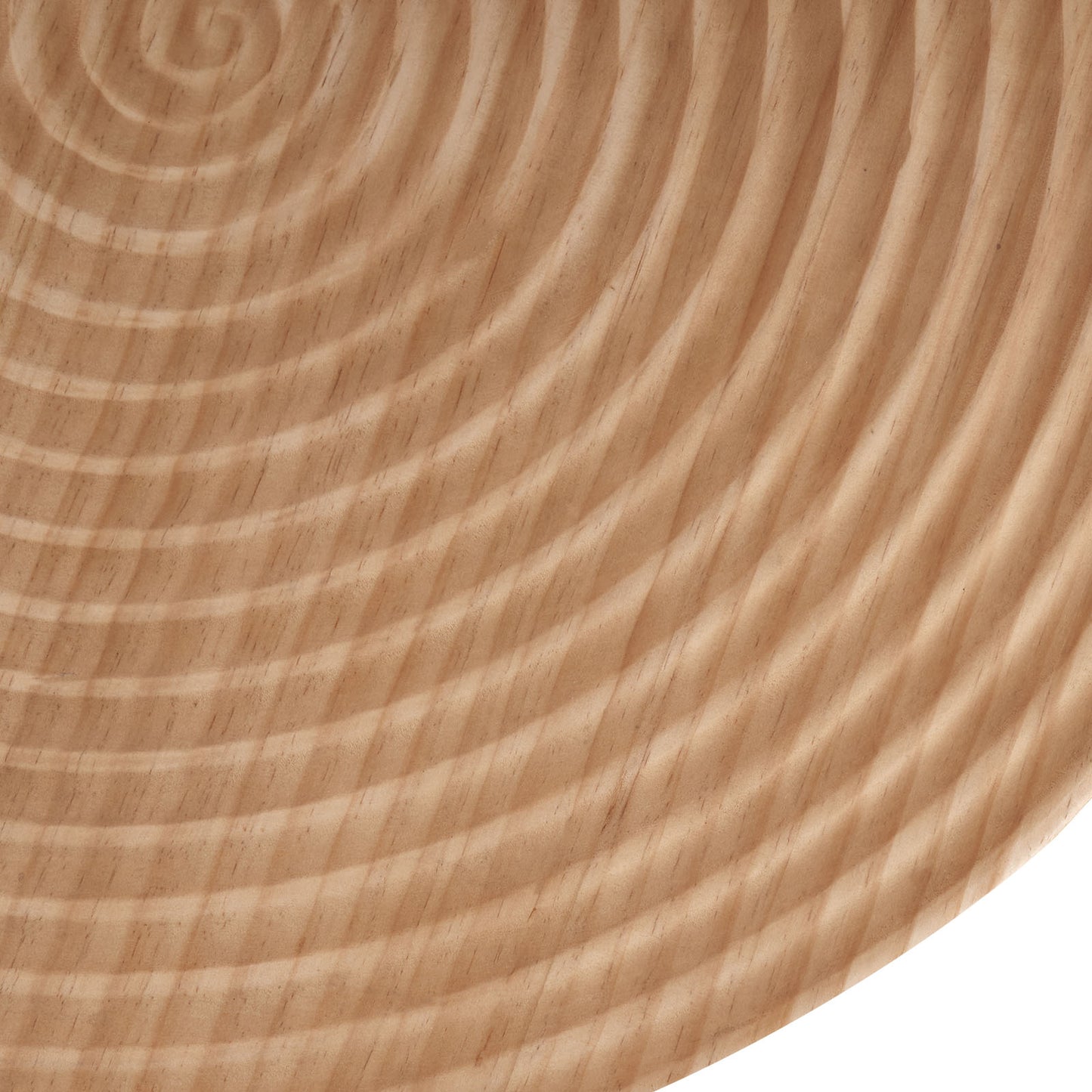 Wood Coffee Table Set - 2 Piece Round with End Table for Living Room