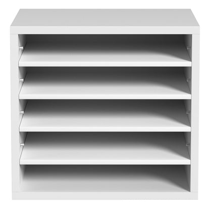 White 5-Shelf File Cabinet - Home Office Storage