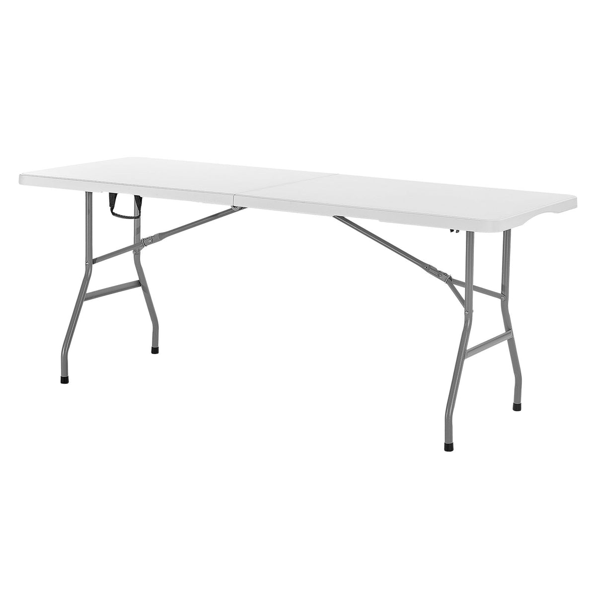 6 Ft Folding Plastic Table - Portable Picnic Utility Outdoor Indoor