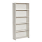 5 Tiers Wide Bookshelf, 68 in Wooden Open Bookcase with Display Storage Organizer Shelf, Freestanding Tall Display Floor Bookcase Bookshelf for Library, Bedroom, Living Room, Office, White