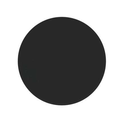 28" Inch Round Tempered Glass Table Top Black Glass 2/5 Inch Thick Beveled Polished Edge