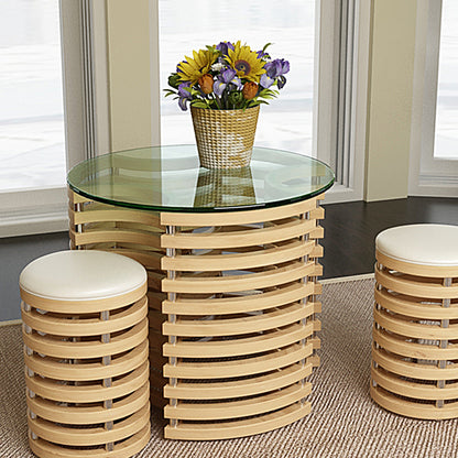 20 Inch Round Glass Table Top - Clear Glass for Living Room