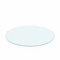 20" Inch Round Tempered Glass Table Top Clear Glass 1/4" Inch Thick Flat Polished Edge