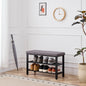 Shoe Bench, Storage Bench, Entryway Bench with Cushion, Shoe Shelf with Seat, Space-Saving, Modern Style, for Living Room, Bedroom, Hallway