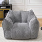 Sofa chairs with highly resilient foam for living rooms and bedrooms, comfortable square lazy sofas, sofas for adults to play, read and watch TV