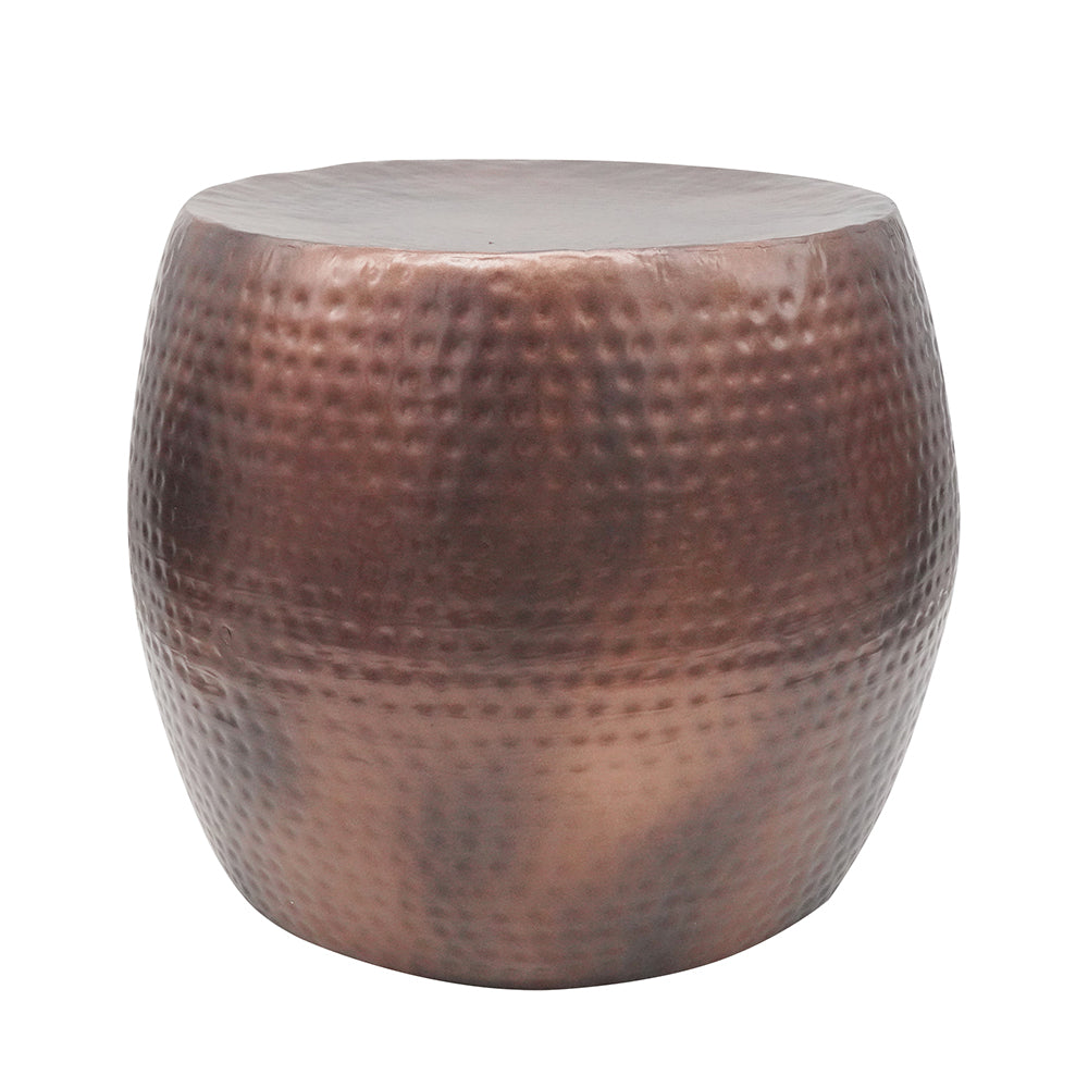 D19.5x16" Nuria Hammered Accent Table