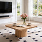 Square Coffee Table, Modern Design for Living Room Use, No Assembly