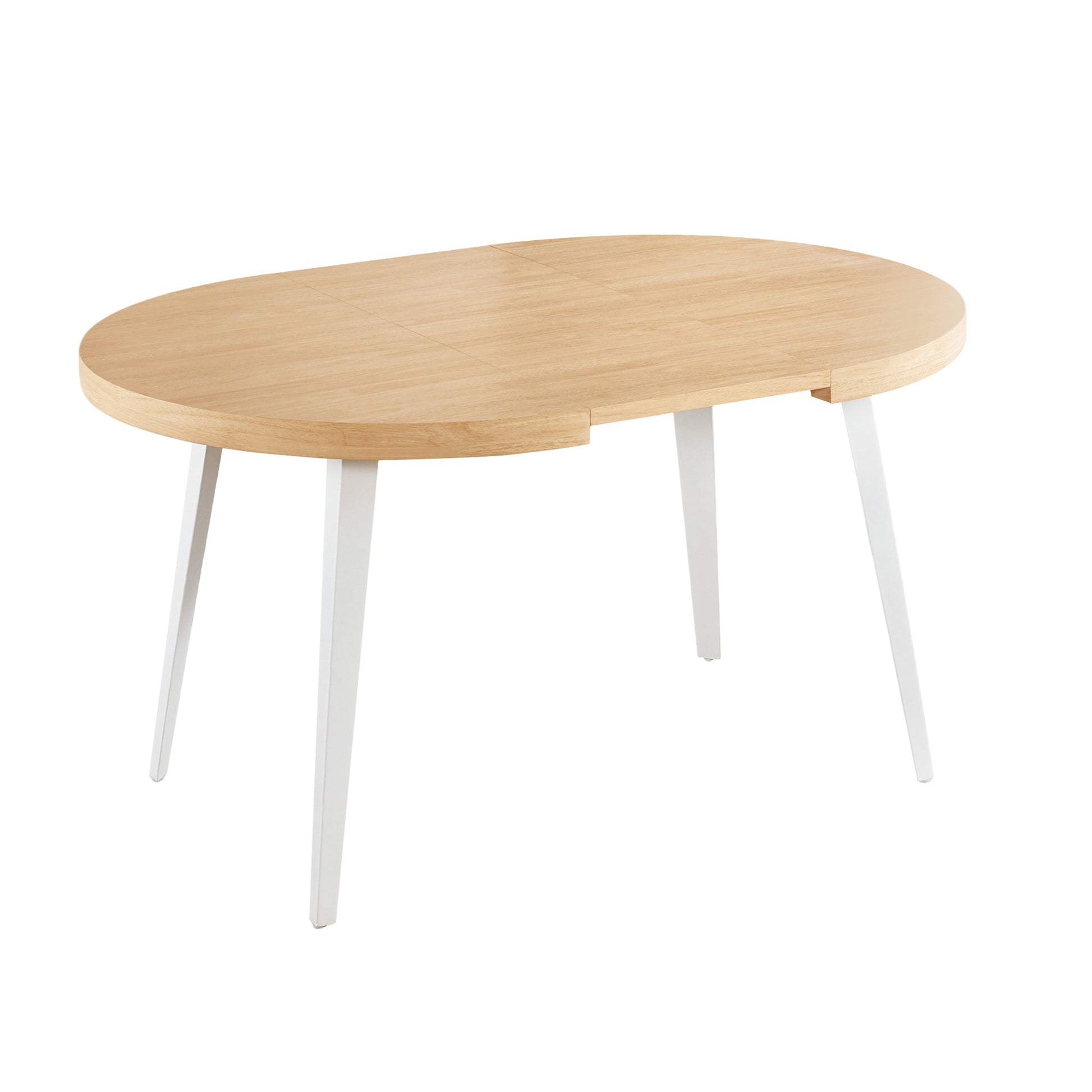 Extendable Dining Table - 100/140/180cm Oak MDF