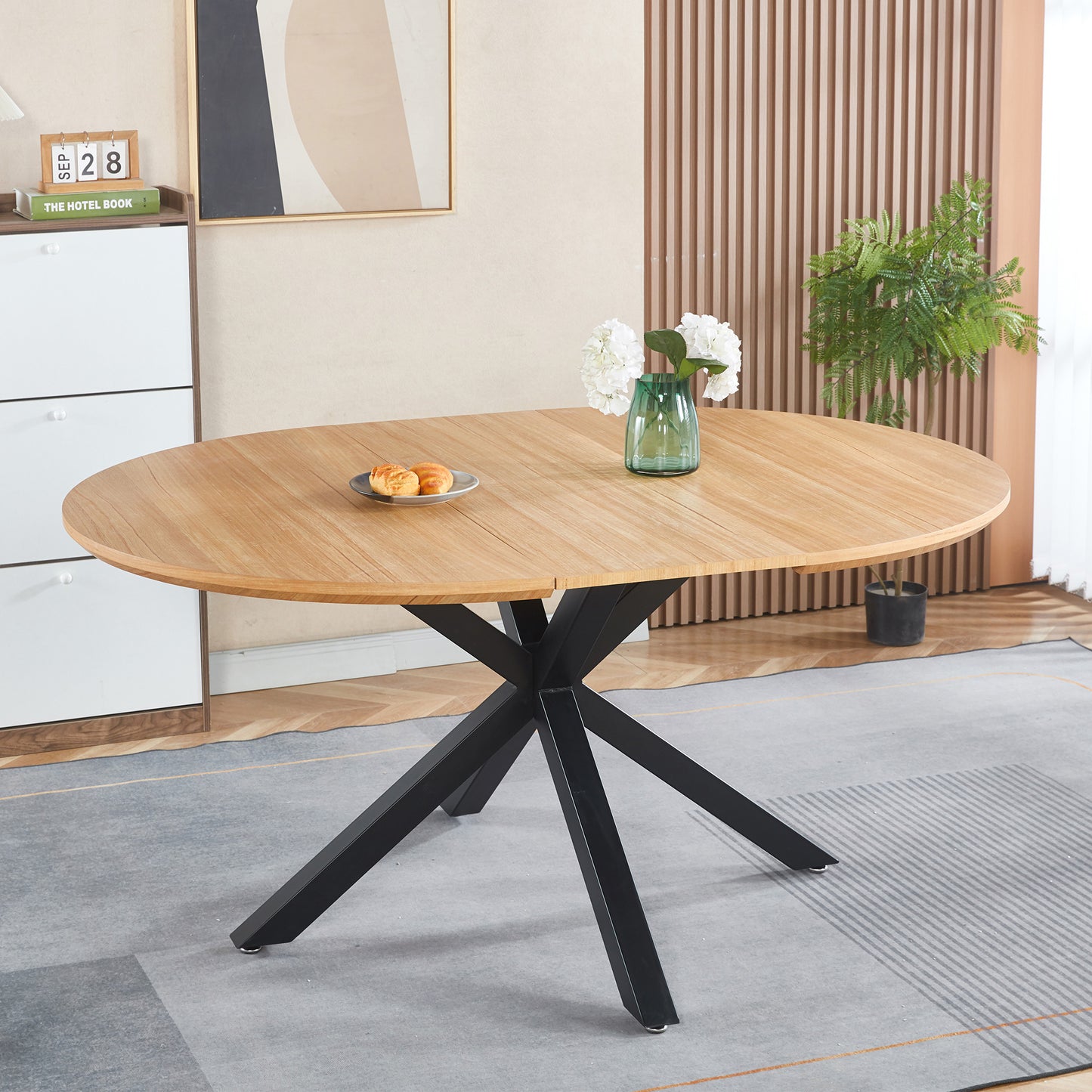 Extendable  table,DINING TABLE,OFFICE TABLE,COFFEE TABLE,metal leg,MDF top,120/160x120x75cm