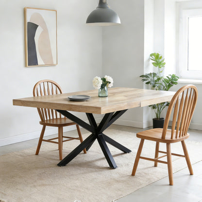 Extendable Walnut Dining Table - 240/200/160cm