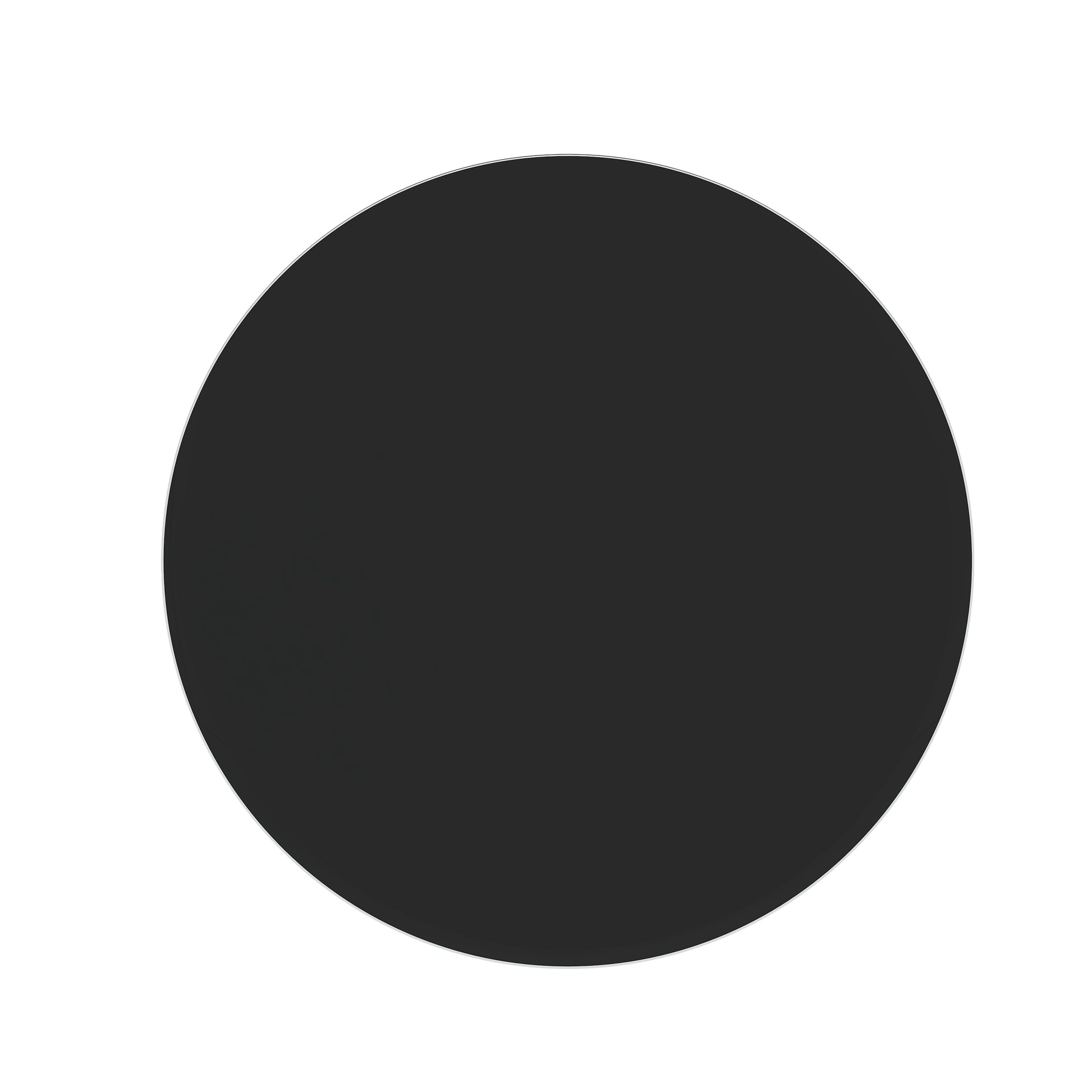32" Inch Round Tempered Glass Table Top Black Glass 2/5 Inch Thick Beveled Polished Edge(old SKU:W1265118643)