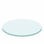 28" Inch Round Tempered Glass Table Top Clear Glass 2/5 Inch Thick Beveled Polished Edge  (Old Sku:W126560357)