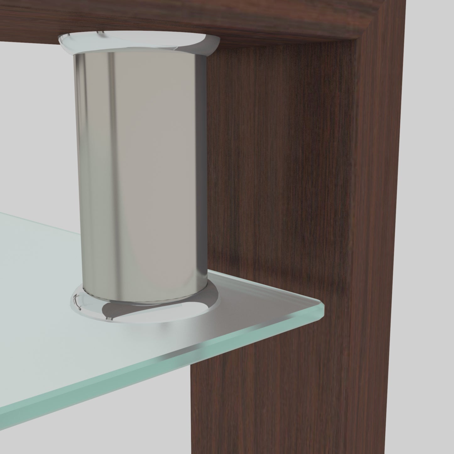 Rectangle Glass Coffee Table - Storage & Modern Design