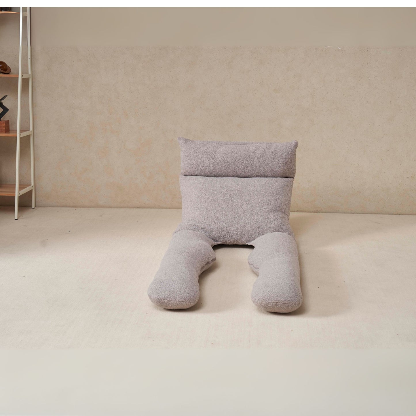 Adjustable head and waist,U-shaped full-body recliner for sleeping,reading and physiotherapy