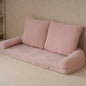 Convertible Fold-Out Single Sofa Bed,Pink,the Right Part of the Complete Product.