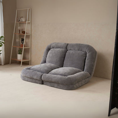 Convertible Fold-Out Double Sofa Bed,Gray