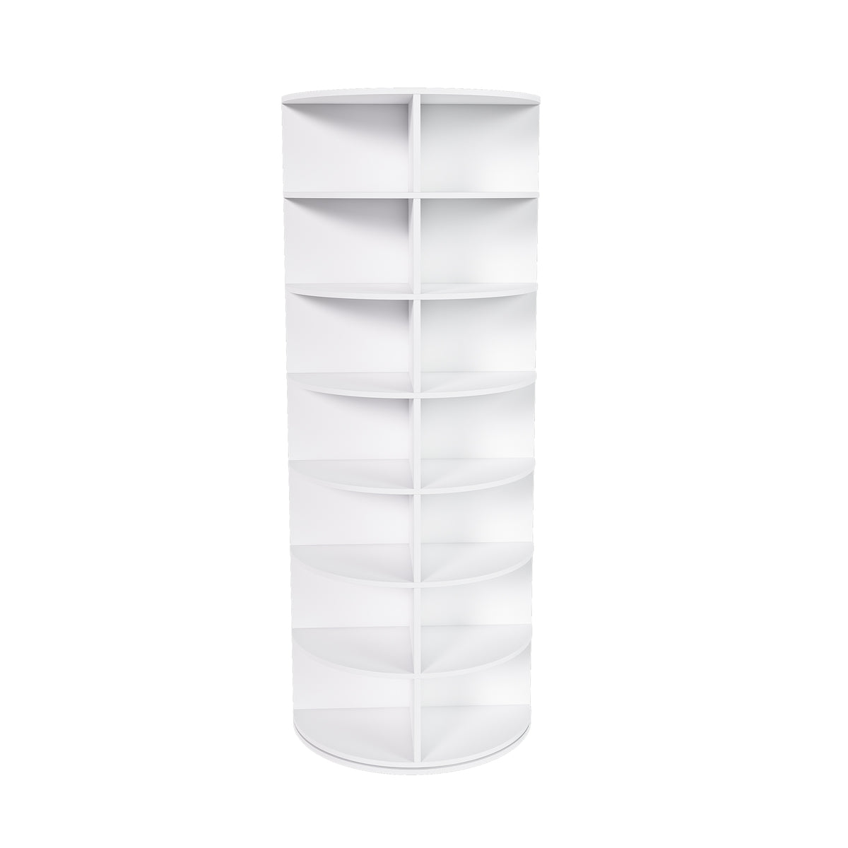 Rotating Shoe Rack Tower with 7-Tier Spinning Storage for Entryways for Living Room
