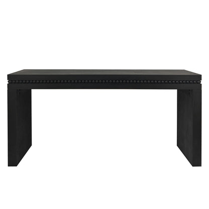 64" Modern Black Wood Console Table - Entryway Accent Table