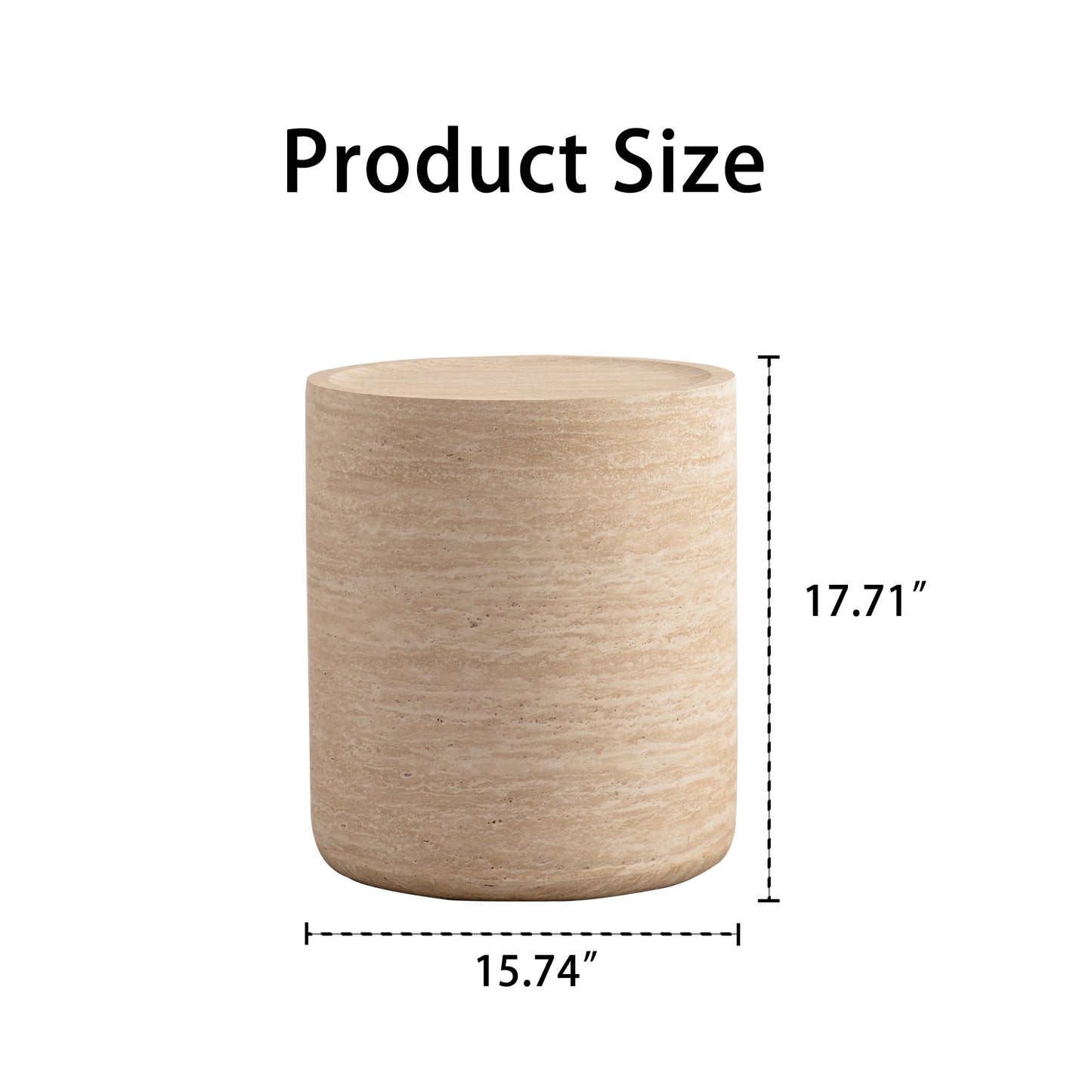 Amber Round Coffee Table - Modern Living Room Table