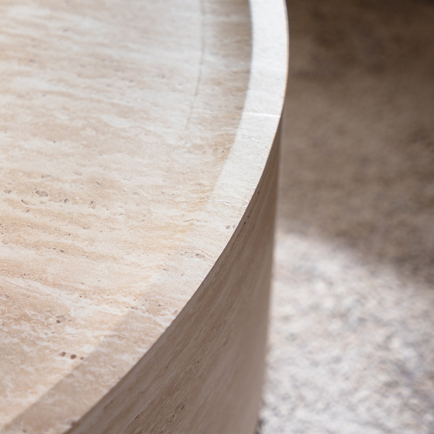 Amber Round Coffee Table - Modern Living Room Table