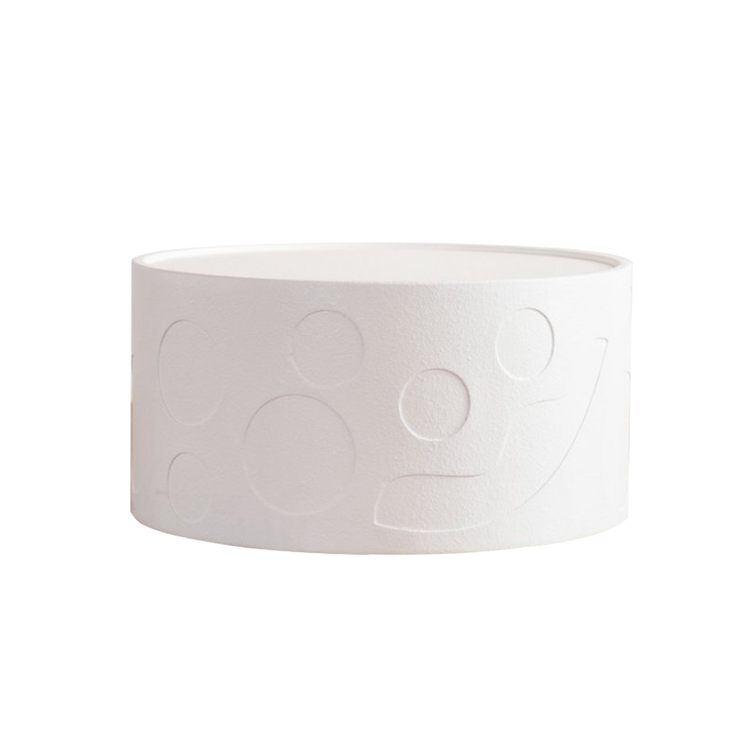 Creamy White Round Side Table - 27.56" Living Room Table