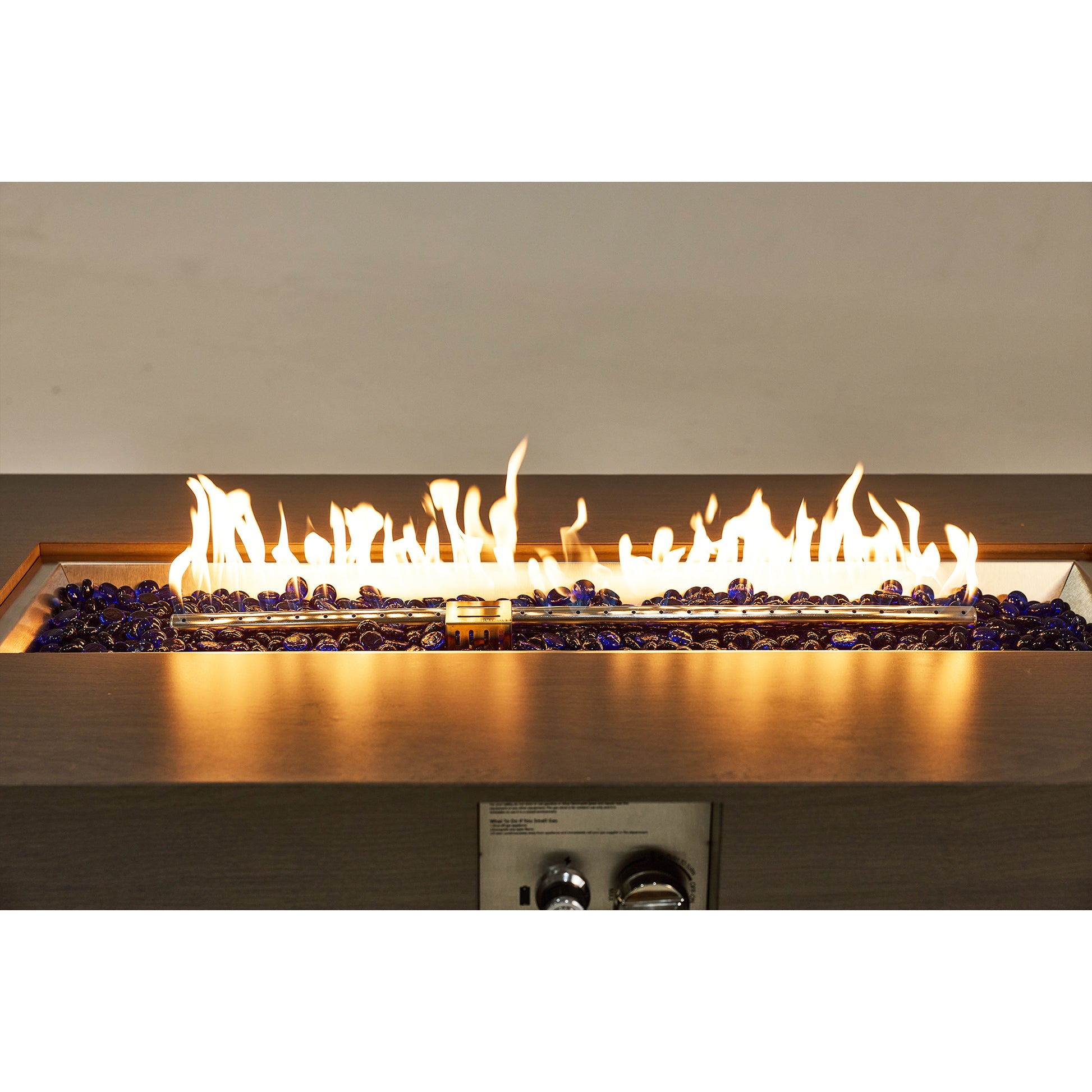 54 Inch Black Outdoor Fire Pit Table - Patio Heater