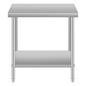 24''*18'' Commercial Work Table for Restaurant and Home Stainless Steel Kitchen Prep Table with Under Shelf
